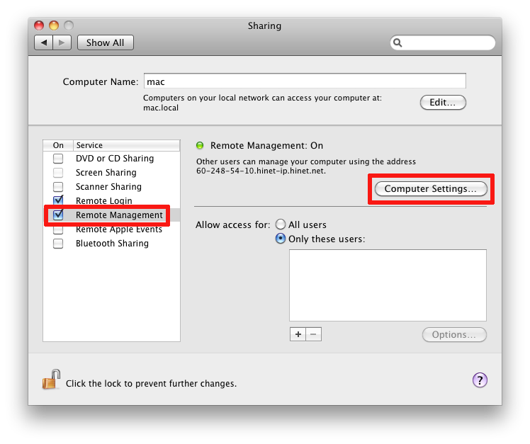 vnc viewer for mac snow leopard
